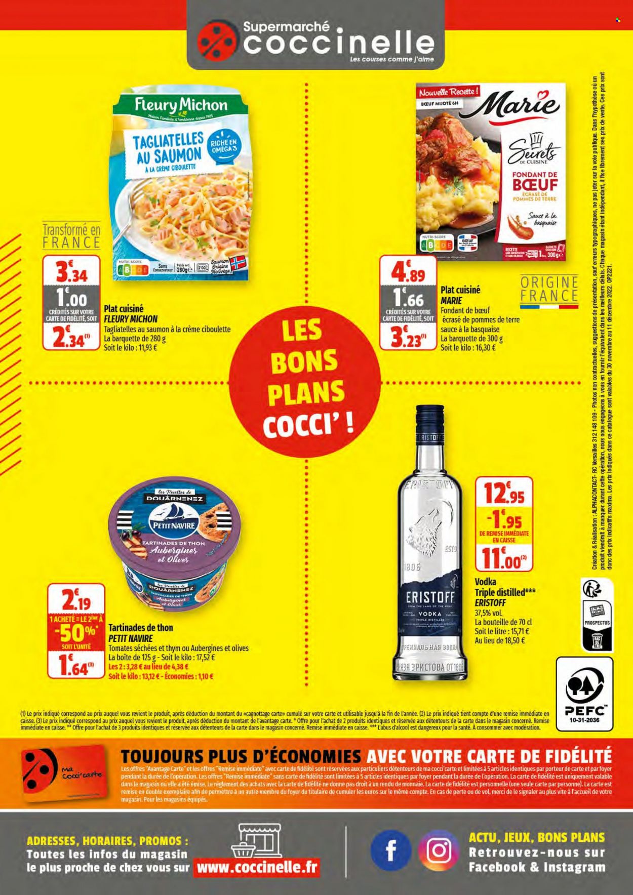 Catalogue Coccinelle Supermarché - 30.11.2022 - 11.12.2022. 