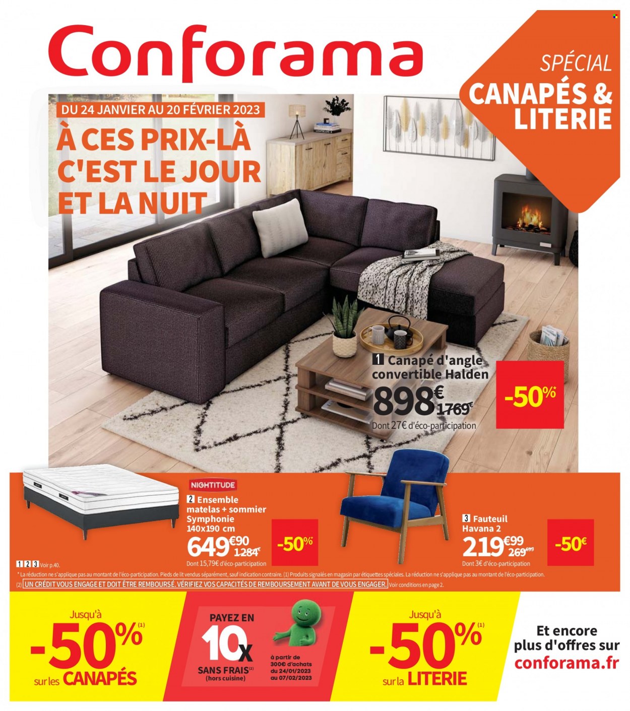 Catalogue Conforama - 24.01.2023 - 20.02.2023. 