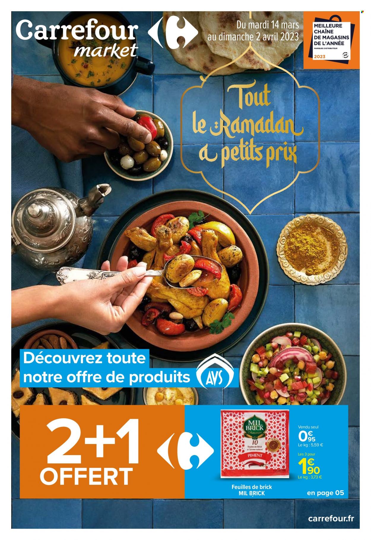 Catalogue Carrefour Market - 14.03.2023 - 02.04.2023. 