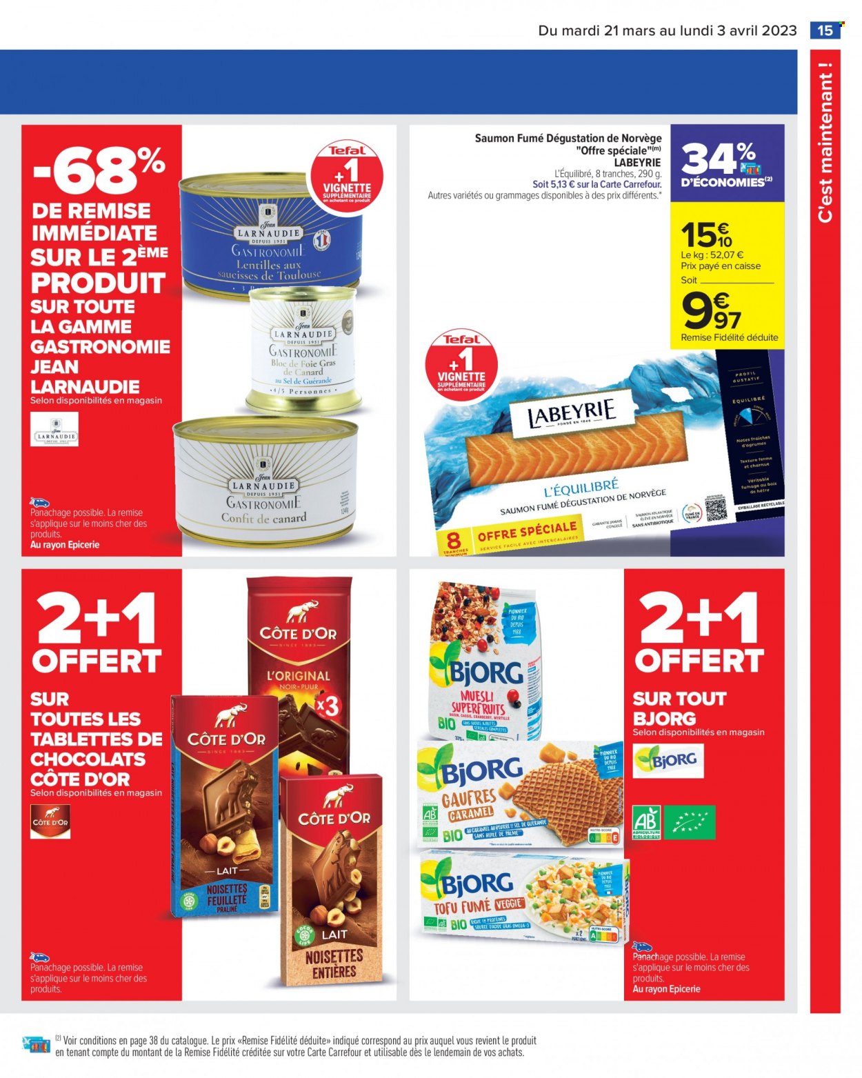Catalogue Carrefour Hypermarchés - 21.03.2023 - 03.04.2023. 