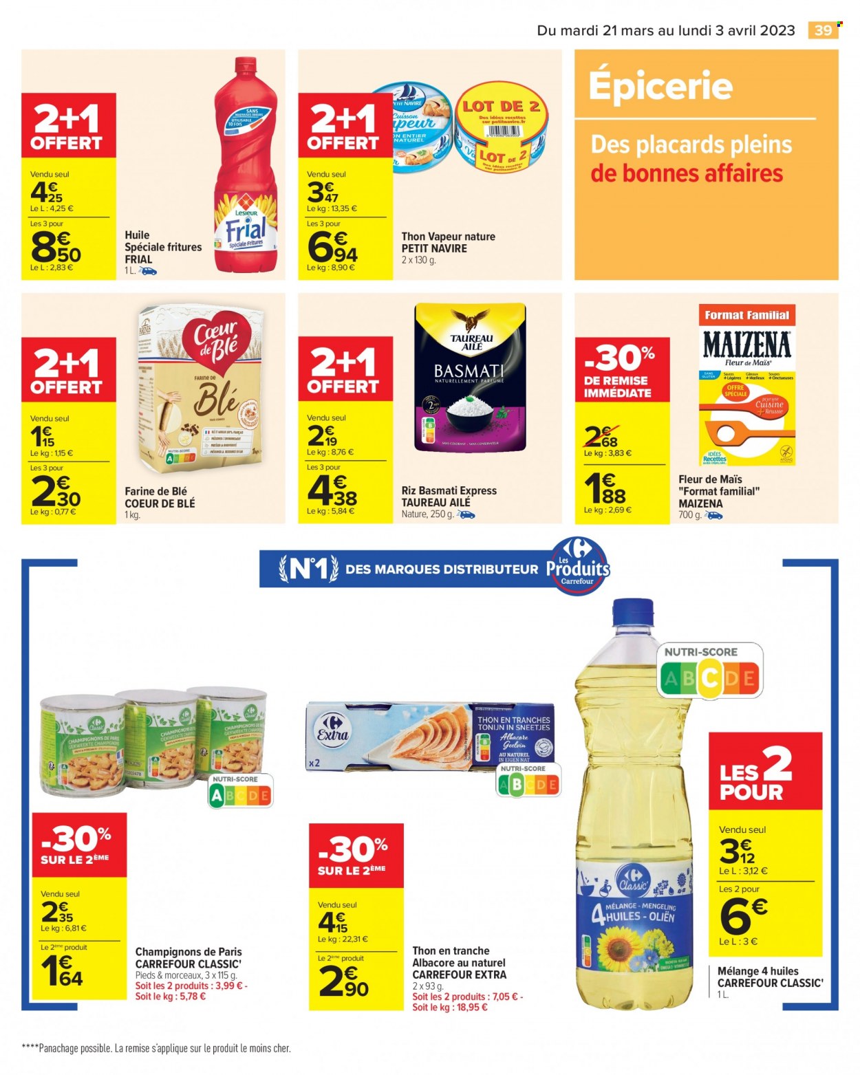 Catalogue Carrefour Hypermarchés - 21.03.2023 - 03.04.2023. 