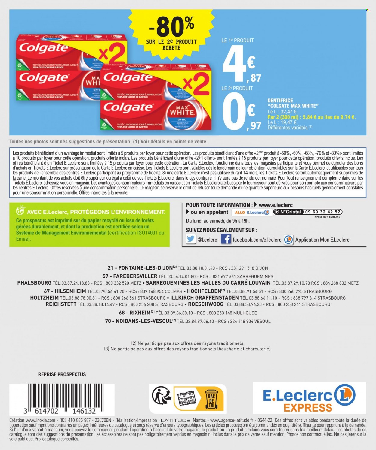 Catalogue E.Leclerc - 21.03.2023 - 01.04.2023. 