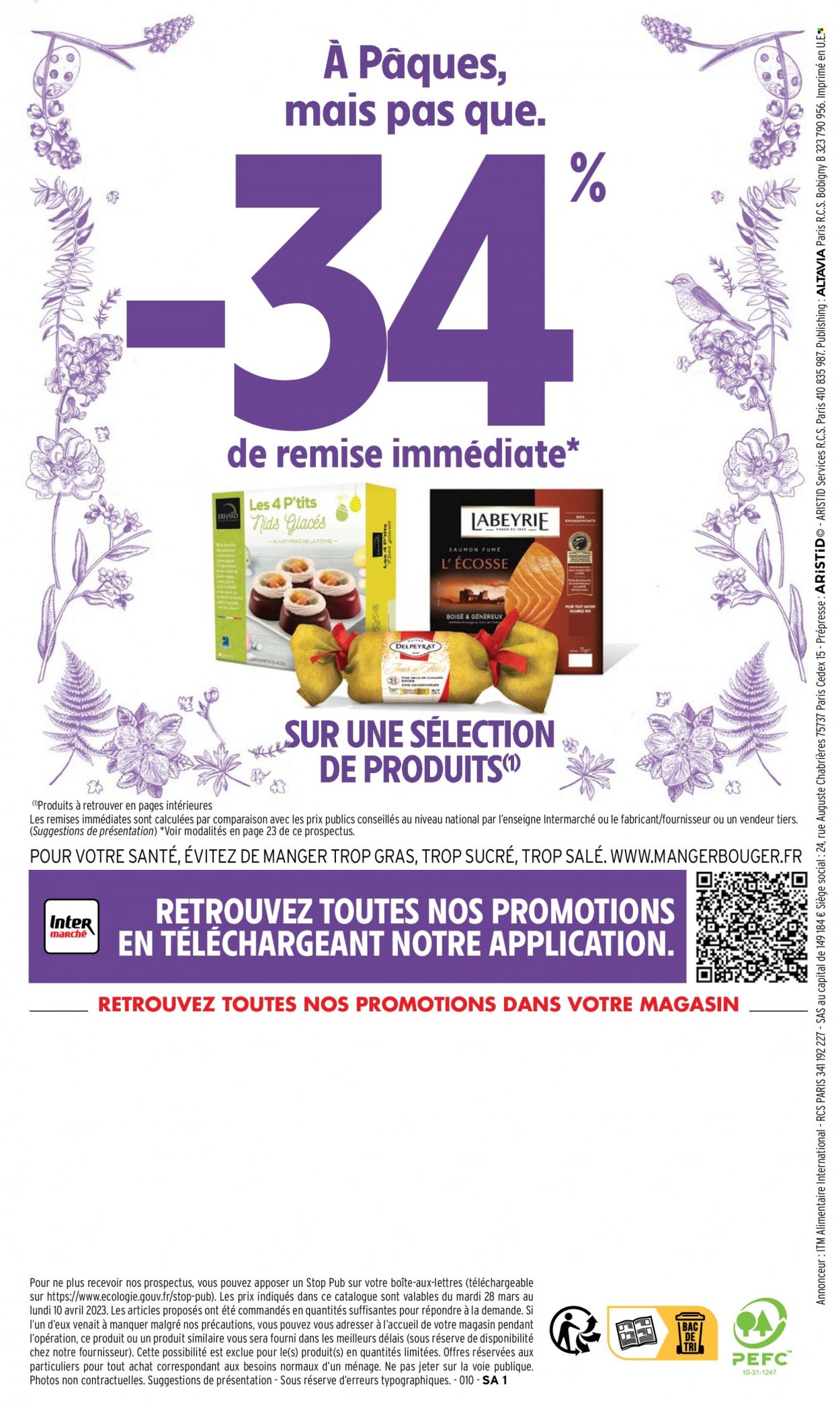 Catalogue Intermarché Super - 28.03.2023 - 10.04.2023. 