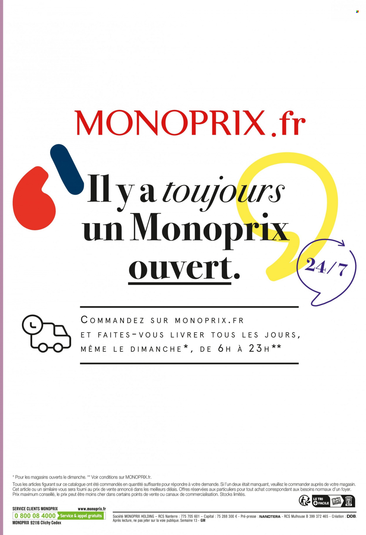 Catalogue Monoprix - 29.03.2023 - 10.04.2023. 
