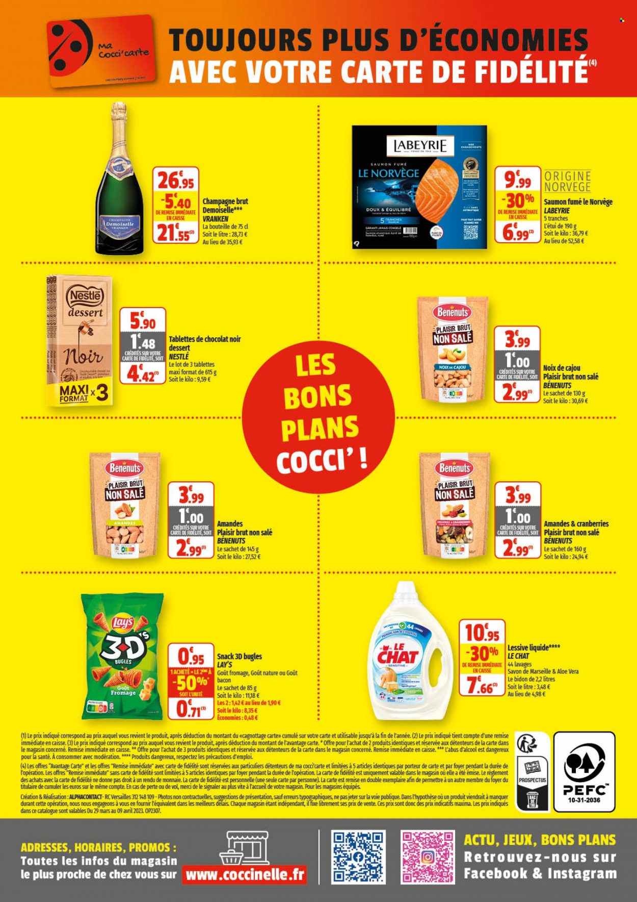 Catalogue Coccinelle Supermarché - 29.03.2023 - 09.04.2023. 