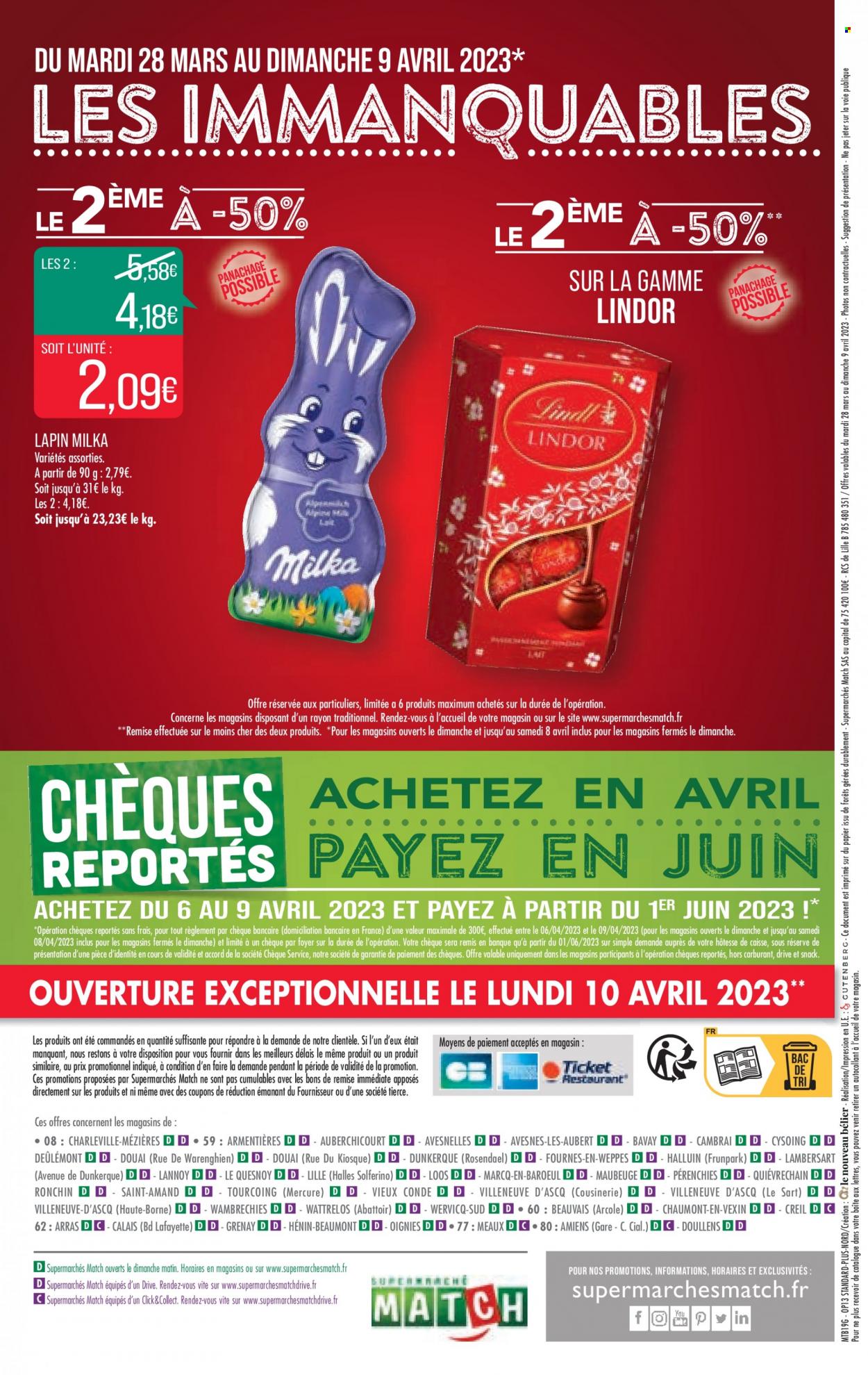 Catalogue Supermarché Match - 28.03.2023 - 09.04.2023. 