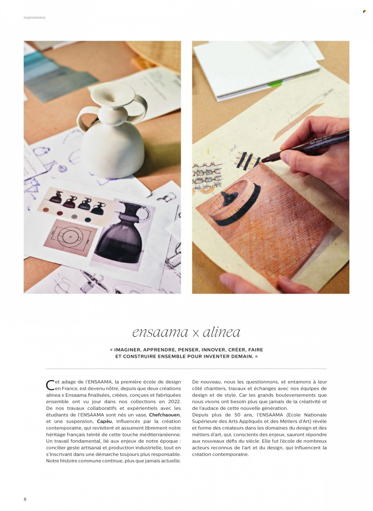 Catalogue alinea. Page 8.