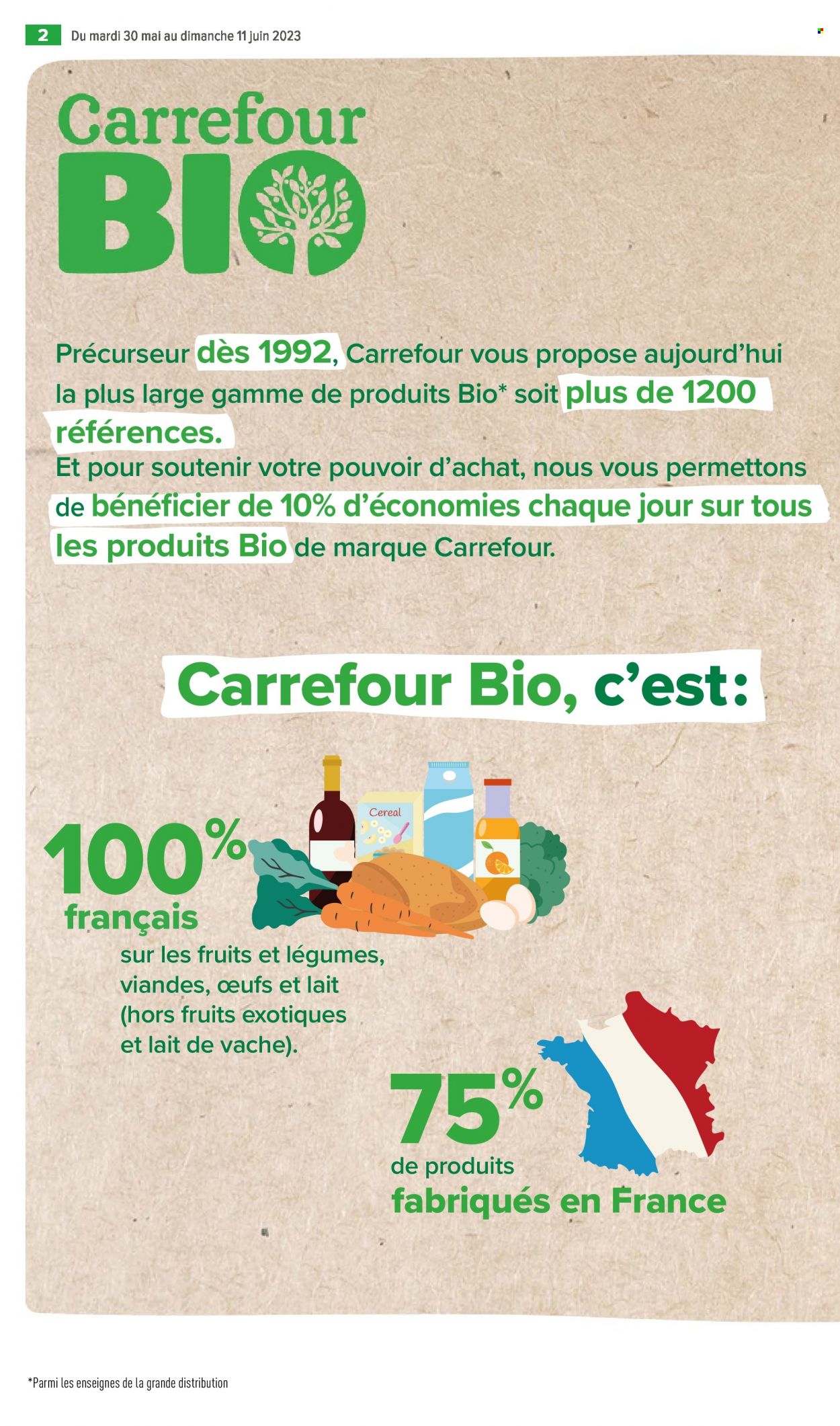 Catalogue Carrefour Market - 30.05.2023 - 11.06.2023. 