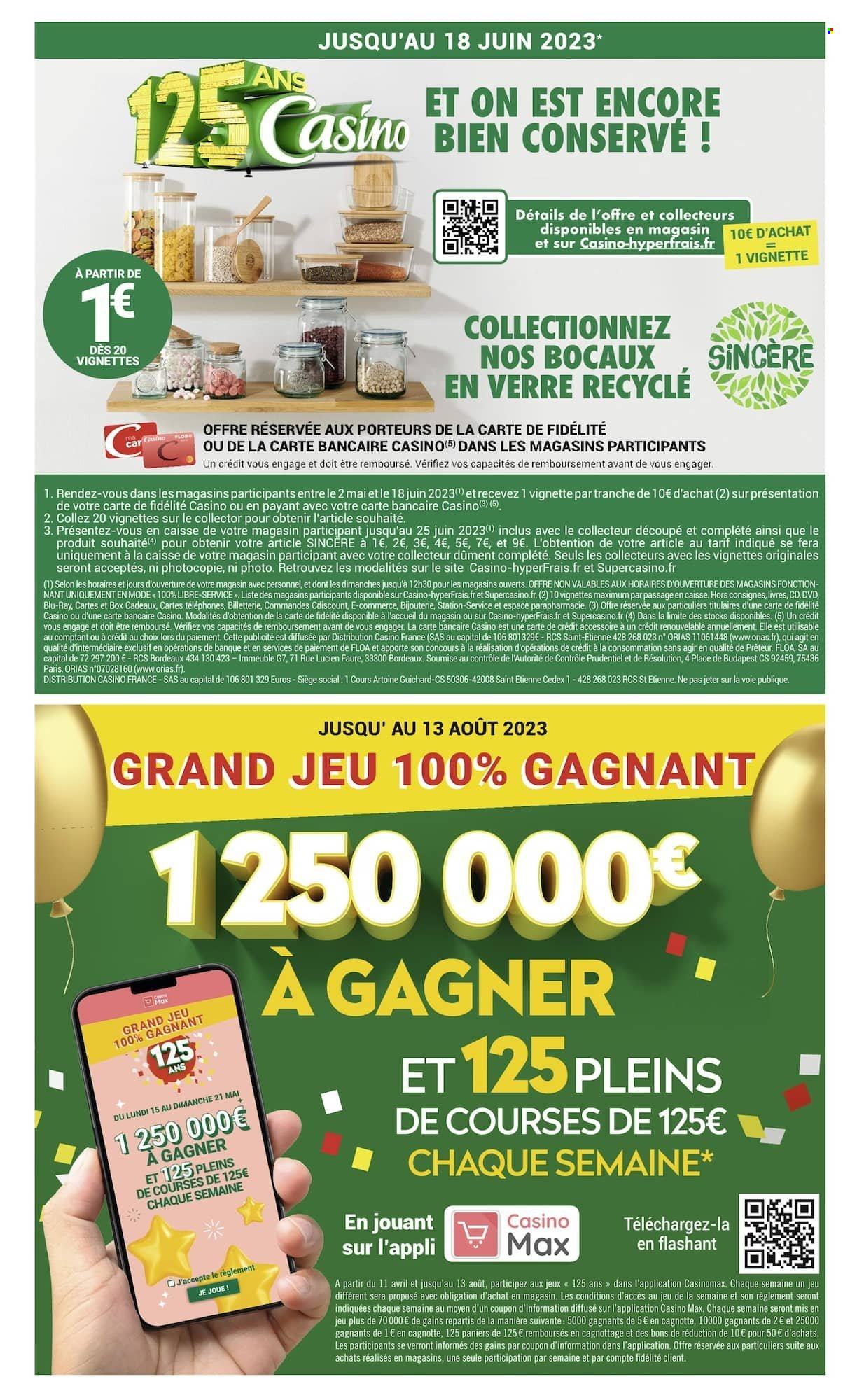 Catalogue Géant Casino - 05.06.2023 - 18.06.2023. 