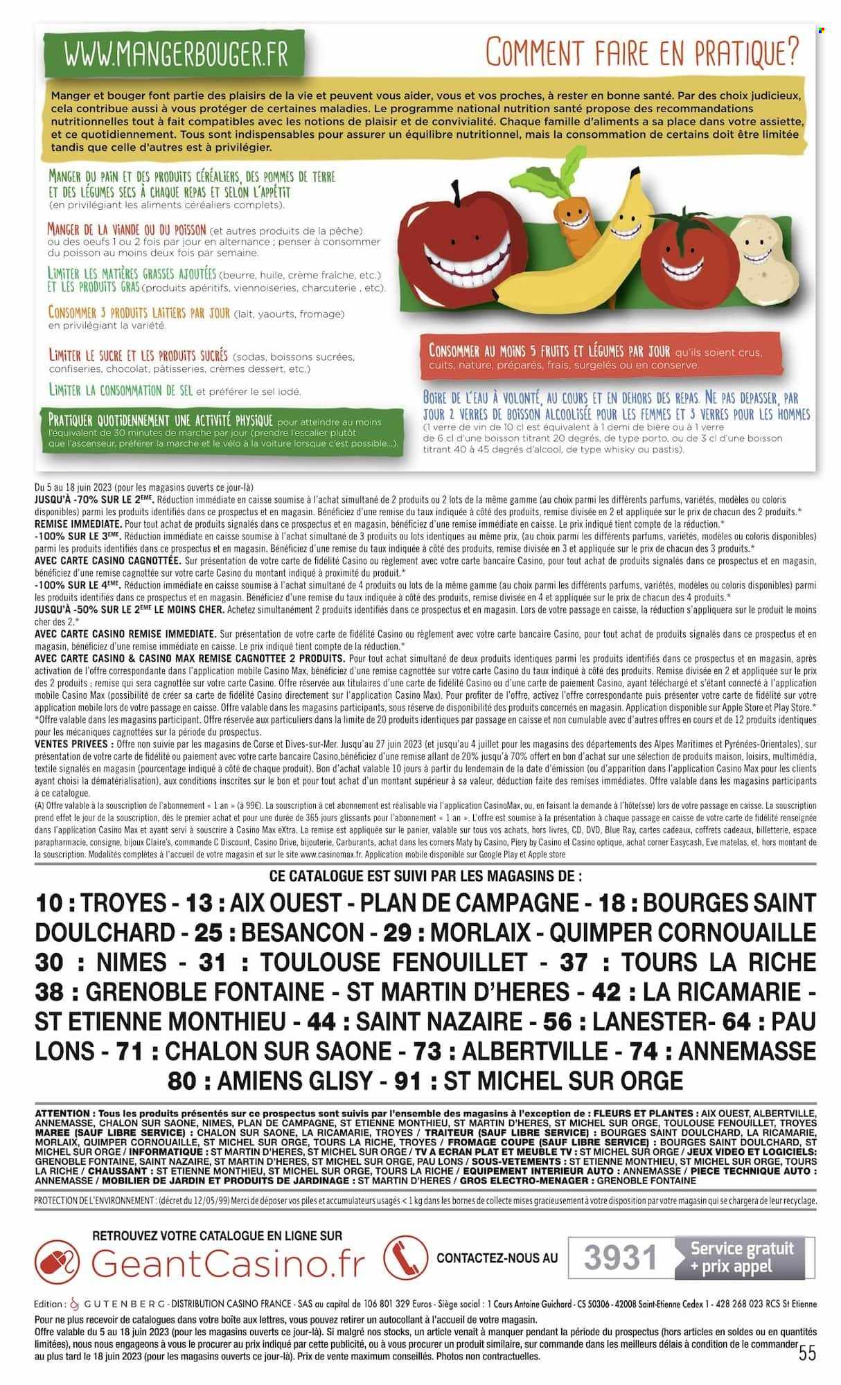 Catalogue Géant Casino - 05.06.2023 - 18.06.2023. 