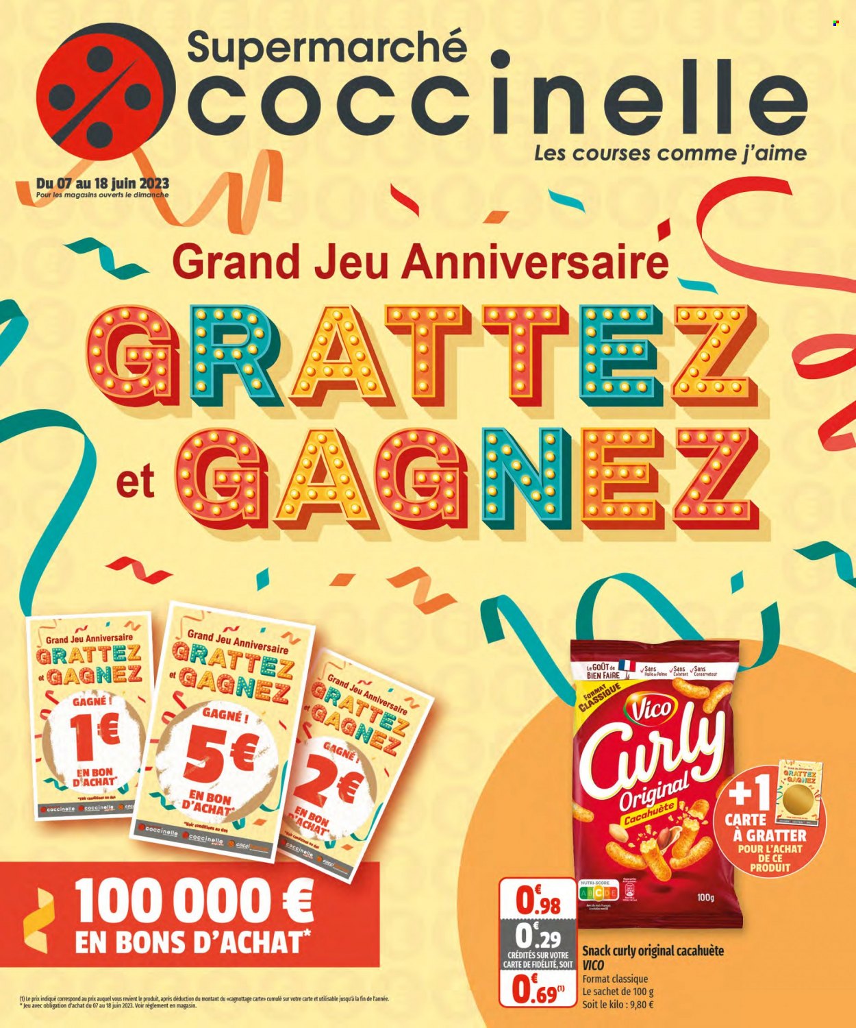 Catalogue Coccinelle Supermarché - 07.06.2023 - 18.06.2023. 
