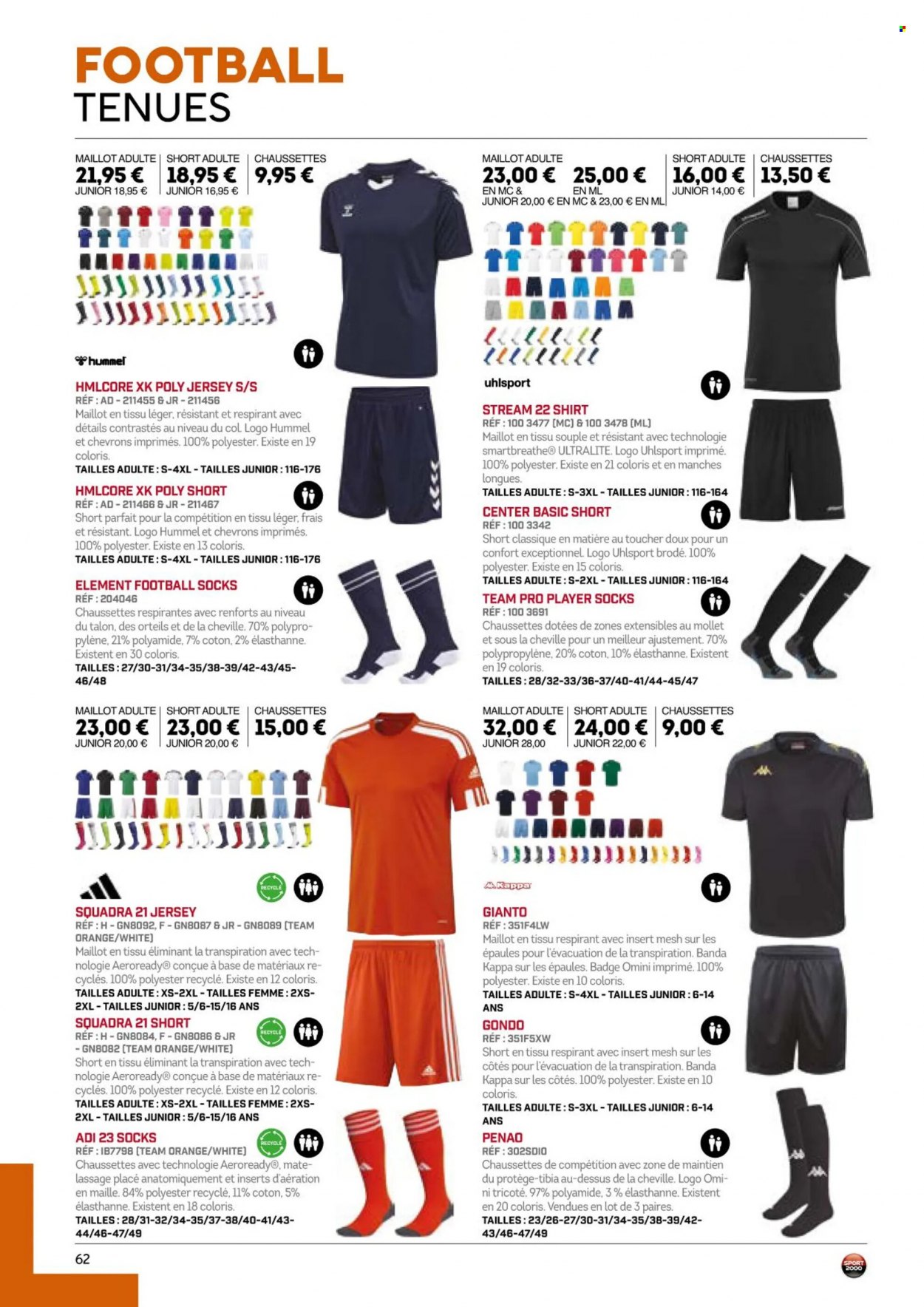 Catalogue Sport 2000. Page 62.