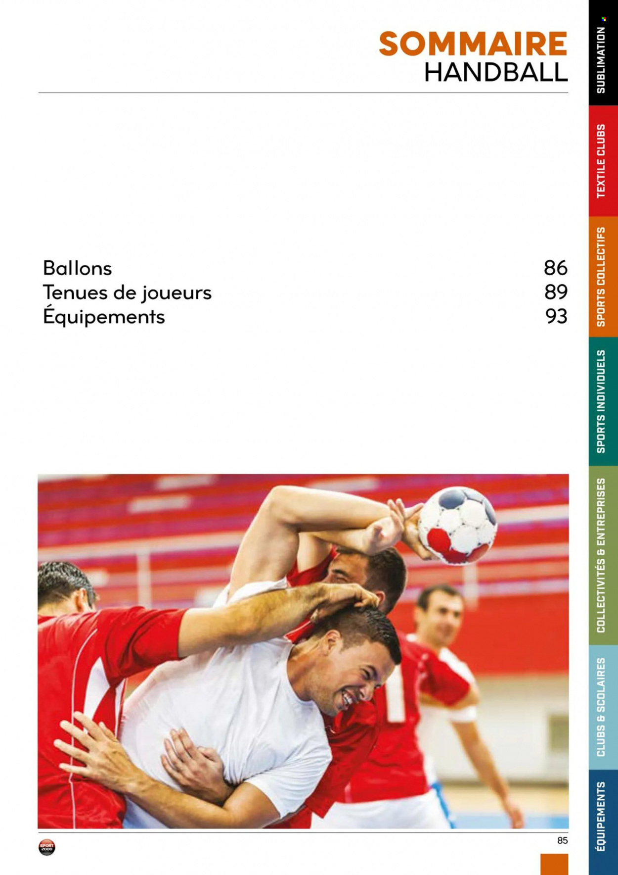 Catalogue Sport 2000. Page 85.