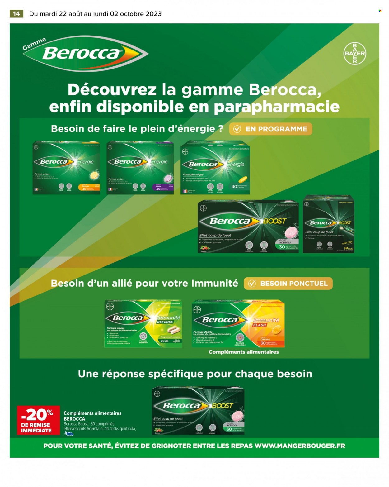 Catalogue Carrefour Hypermarchés - 22.08.2023 - 02.10.2023. Page 14.