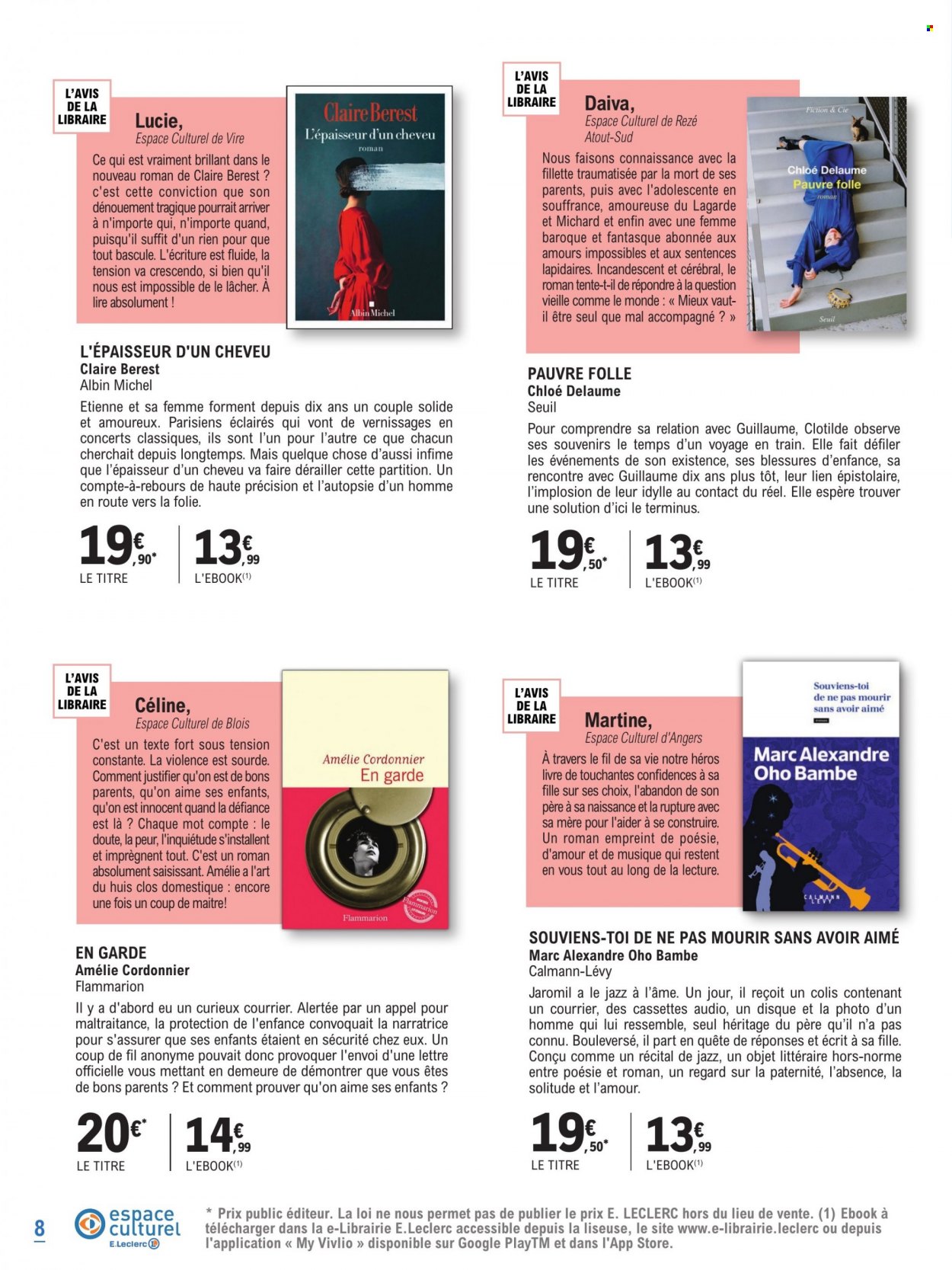 Catalogue E.Leclerc - 29.08.2023 - 21.10.2023. Page 8.