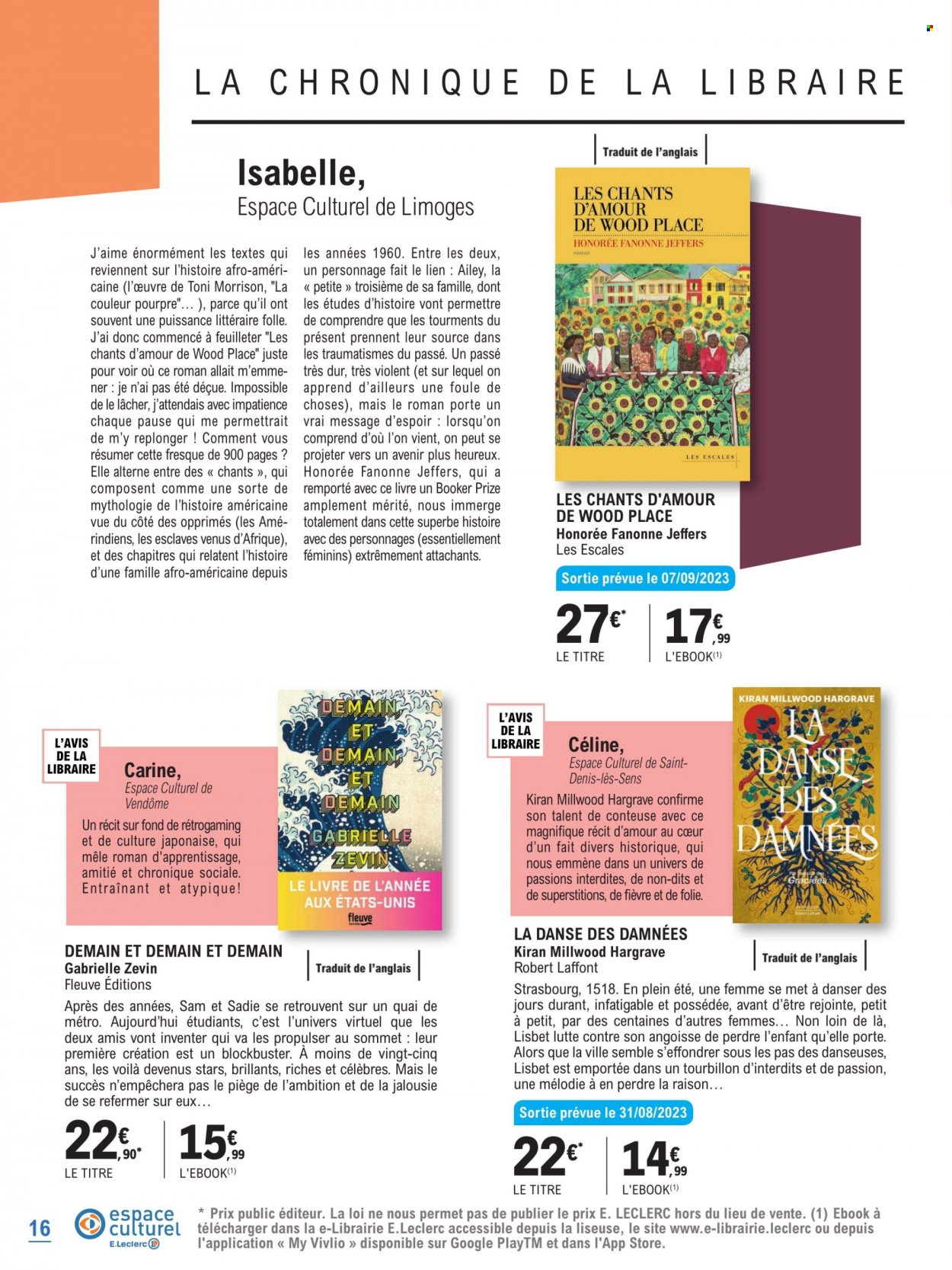 Catalogue E.Leclerc - 29.08.2023 - 21.10.2023. Page 16.