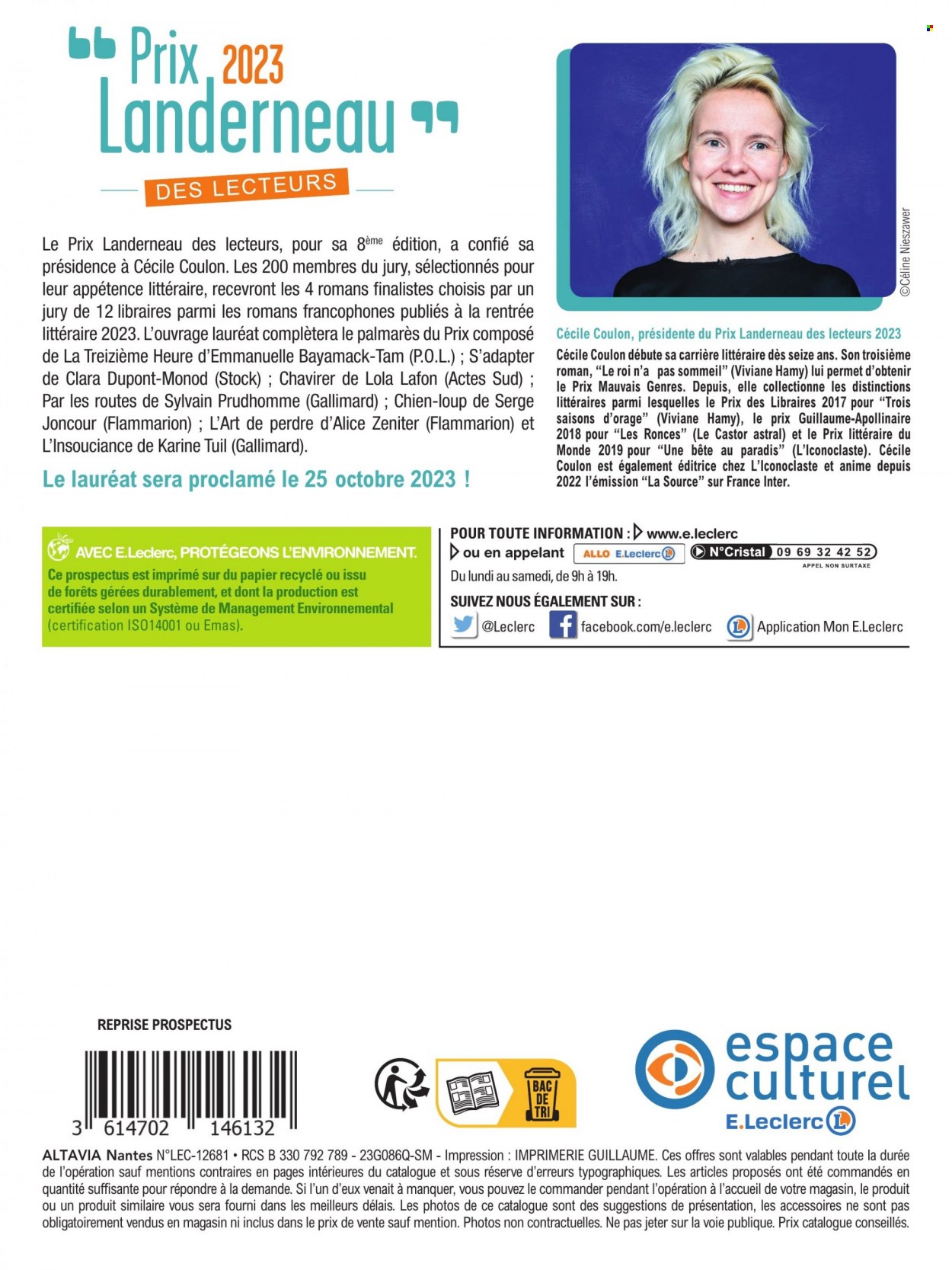 Catalogue E.Leclerc - 29.08.2023 - 21.10.2023. Page 20.