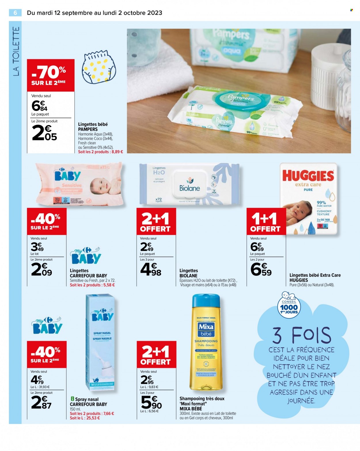 Catalogue Carrefour Hypermarchés - 12.09.2023 - 02.10.2023. Page 6.