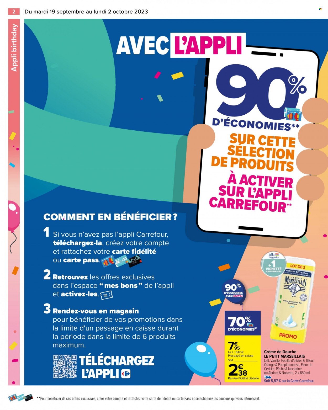 Catalogue Carrefour Hypermarchés - 19.09.2023 - 02.10.2023. Page 4.