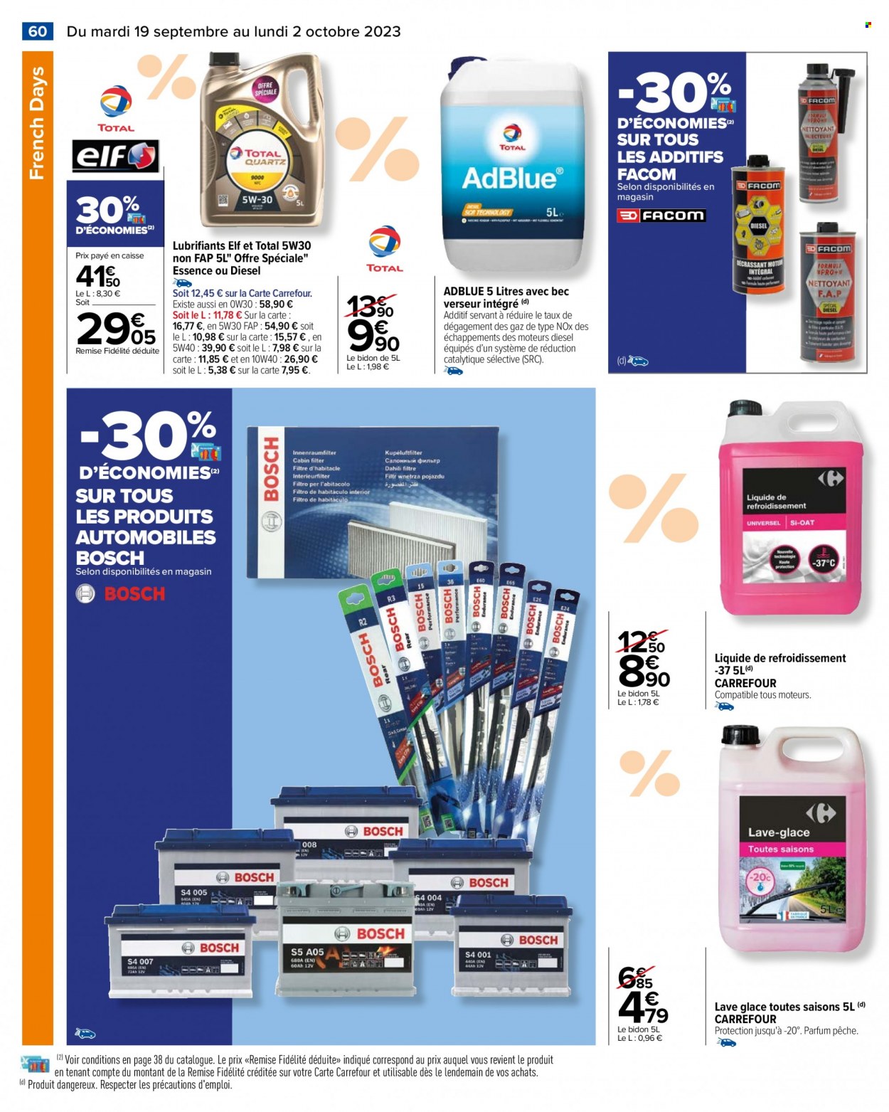 Catalogue Carrefour Hypermarchés - 19.09.2023 - 02.10.2023. Page 62.
