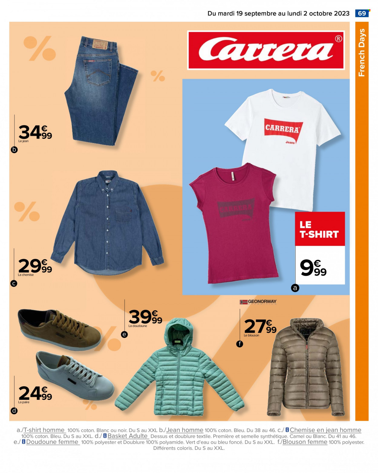 Catalogue Carrefour Hypermarchés - 19.09.2023 - 02.10.2023. Page 71.