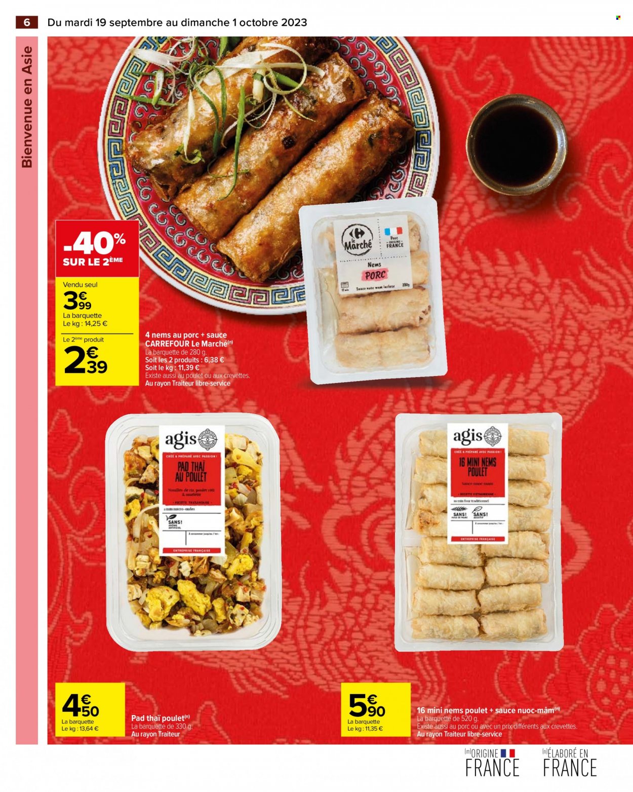 Catalogue Carrefour Hypermarchés - 19.09.2023 - 01.10.2023. Page 6.
