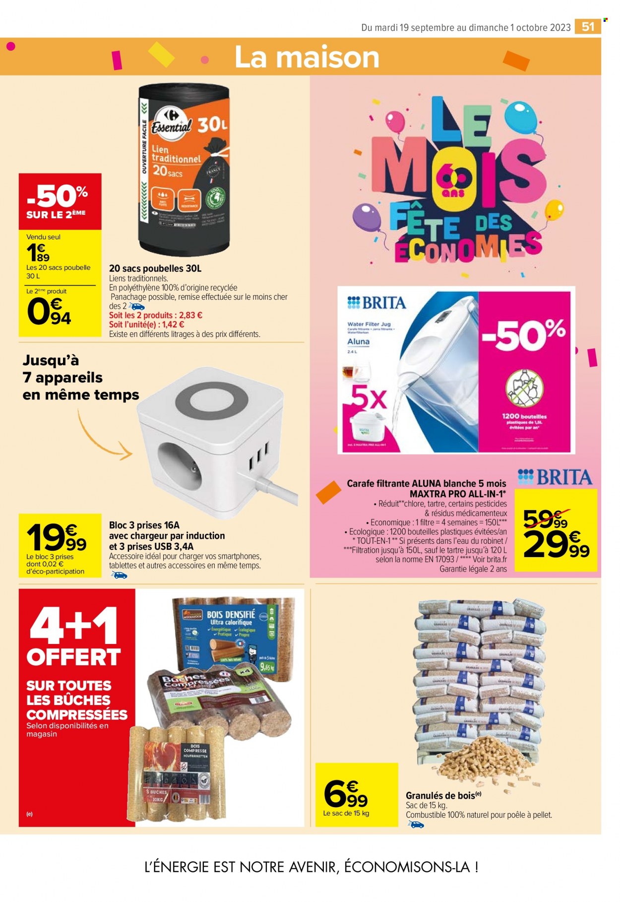 Catalogue Carrefour Market - 19.09.2023 - 01.10.2023. Page 53.
