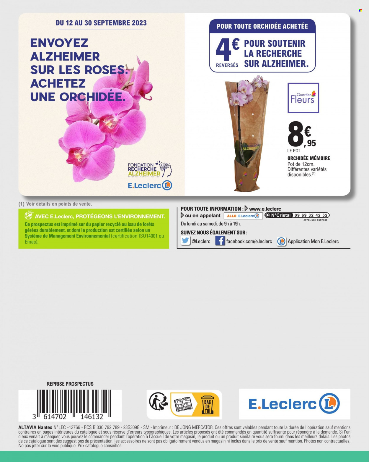 Catalogue E.Leclerc - 19.09.2023 - 30.09.2023. Page 44.
