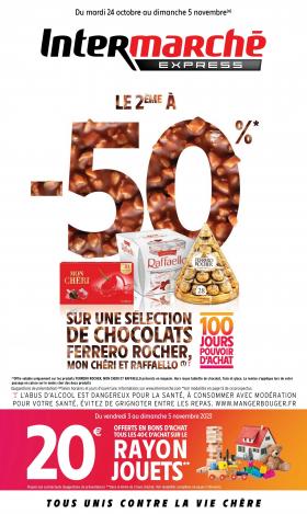 Intermarché Express - Jusqu’à -50% de réduction sur une sélection de produits Ferrero