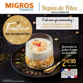 Migros France - Repas de Fêtes