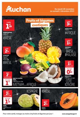 Auchan - Fruits et légumes exotiques