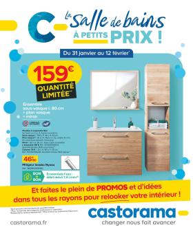 Castorama - Salle de bains À PETITS PRIX!