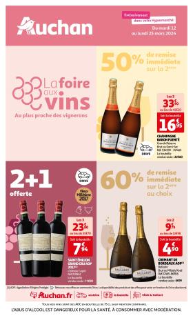Auchan - La foire aux vins au plus proche des vignerons