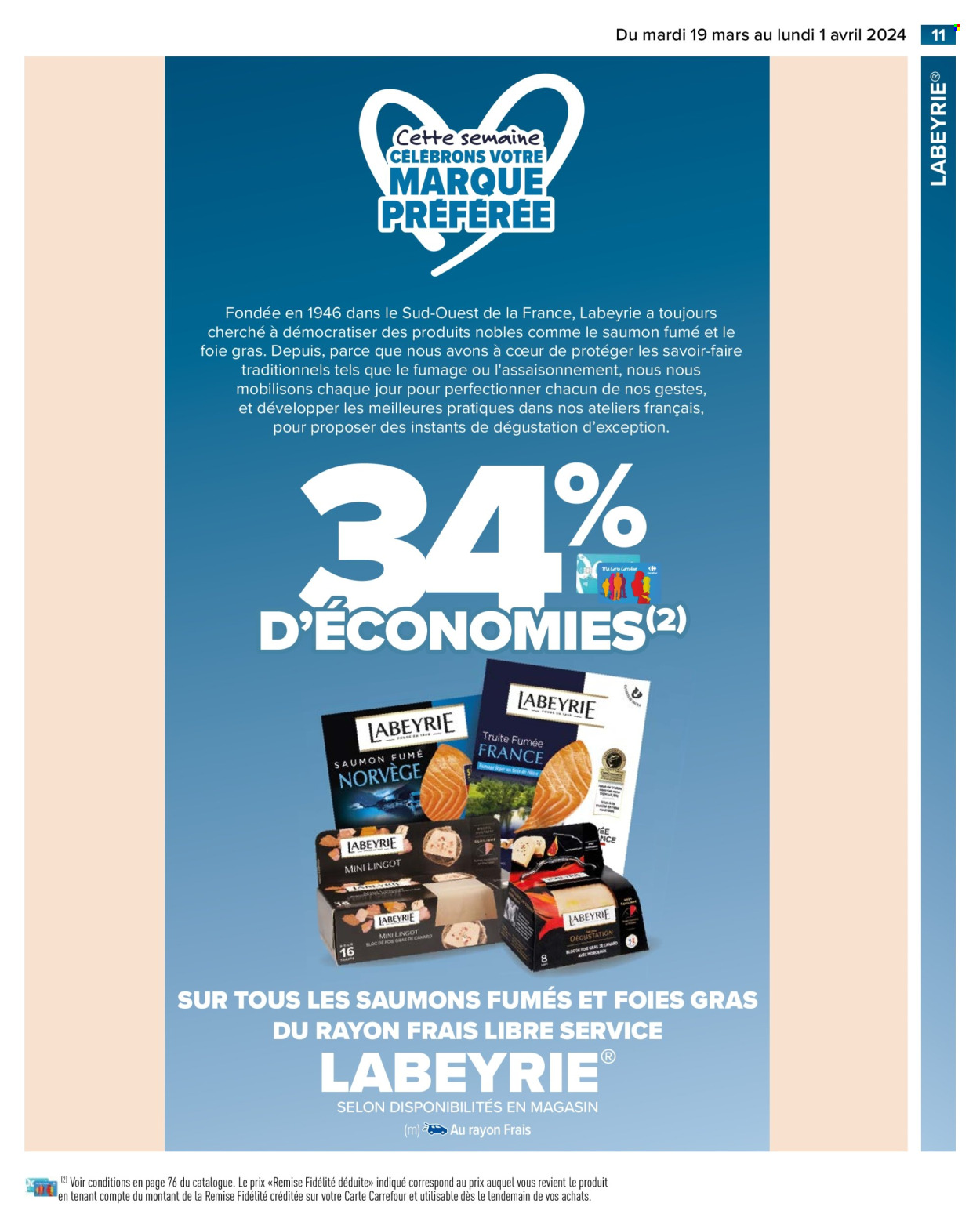 Catalogue Carrefour Hypermarchés - 19.03.2024 - 01.04.2024. 