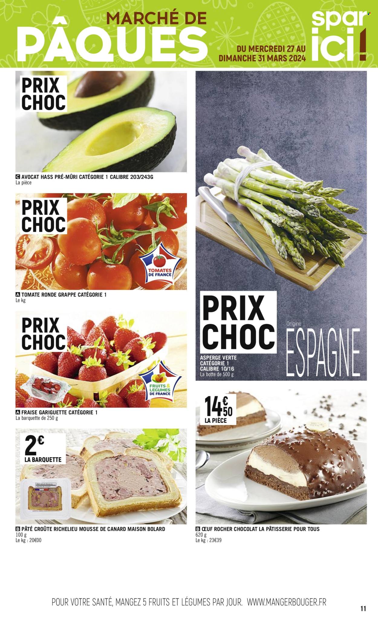 Catalogue Spar Supermarché - 20.03.2024 - 01.04.2024. 