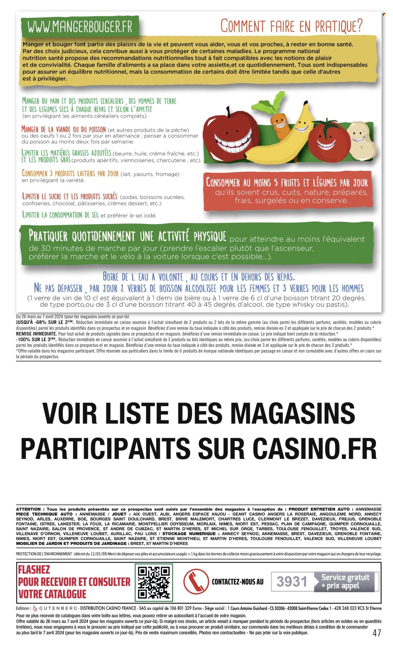 Catalogue Géant Casino - 26.03.2024 - 07.04.2024. 
