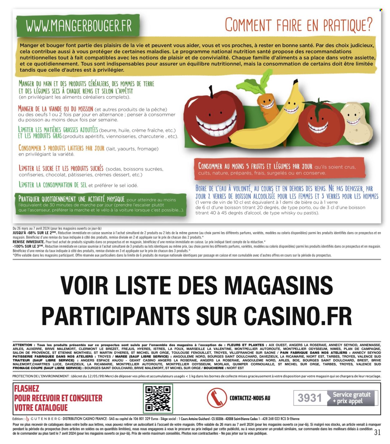 Catalogue Géant Casino - 26.03.2024 - 07.04.2024. 