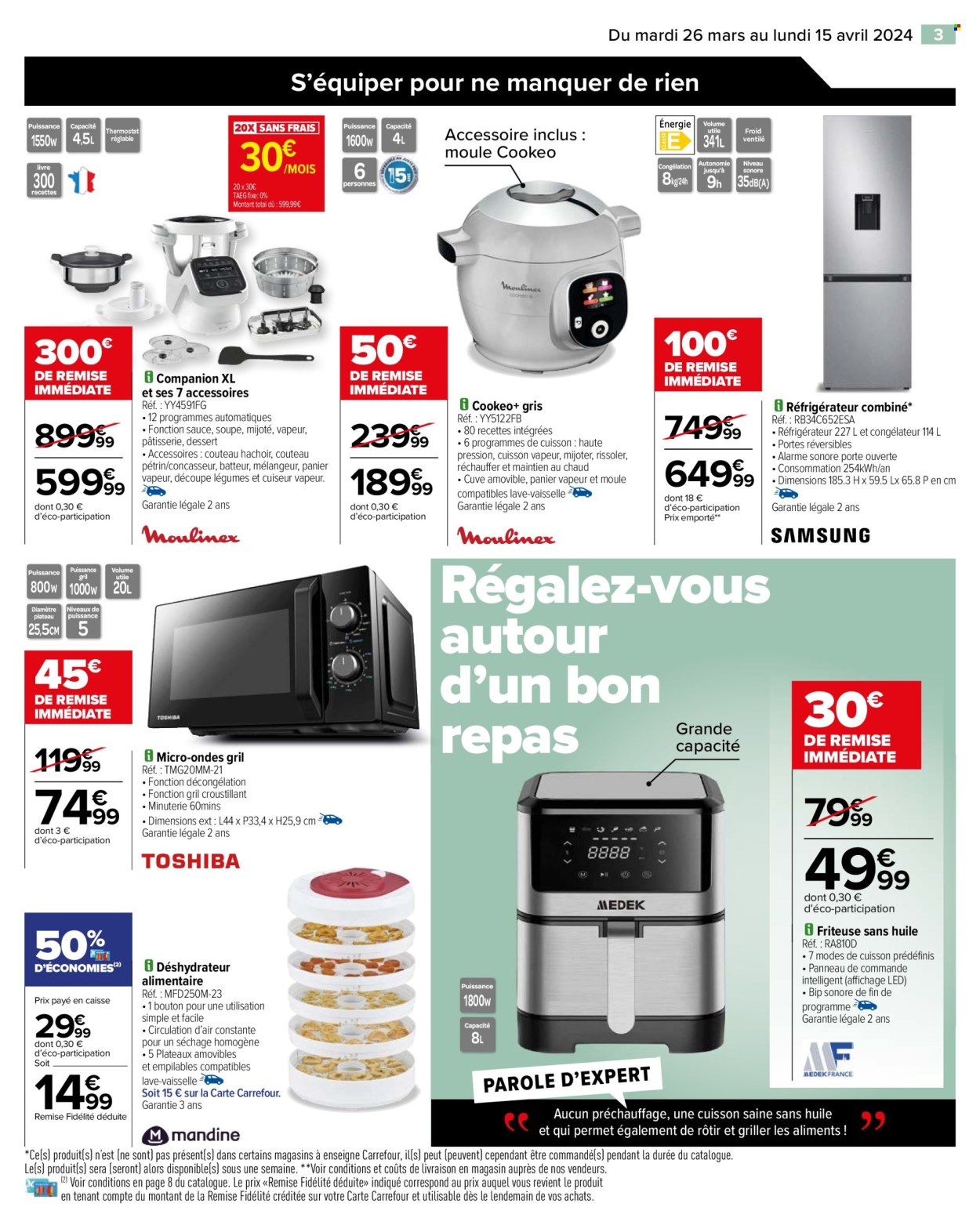 Catalogue Carrefour Hypermarchés - 26.03.2024 - 15.04.2024. 