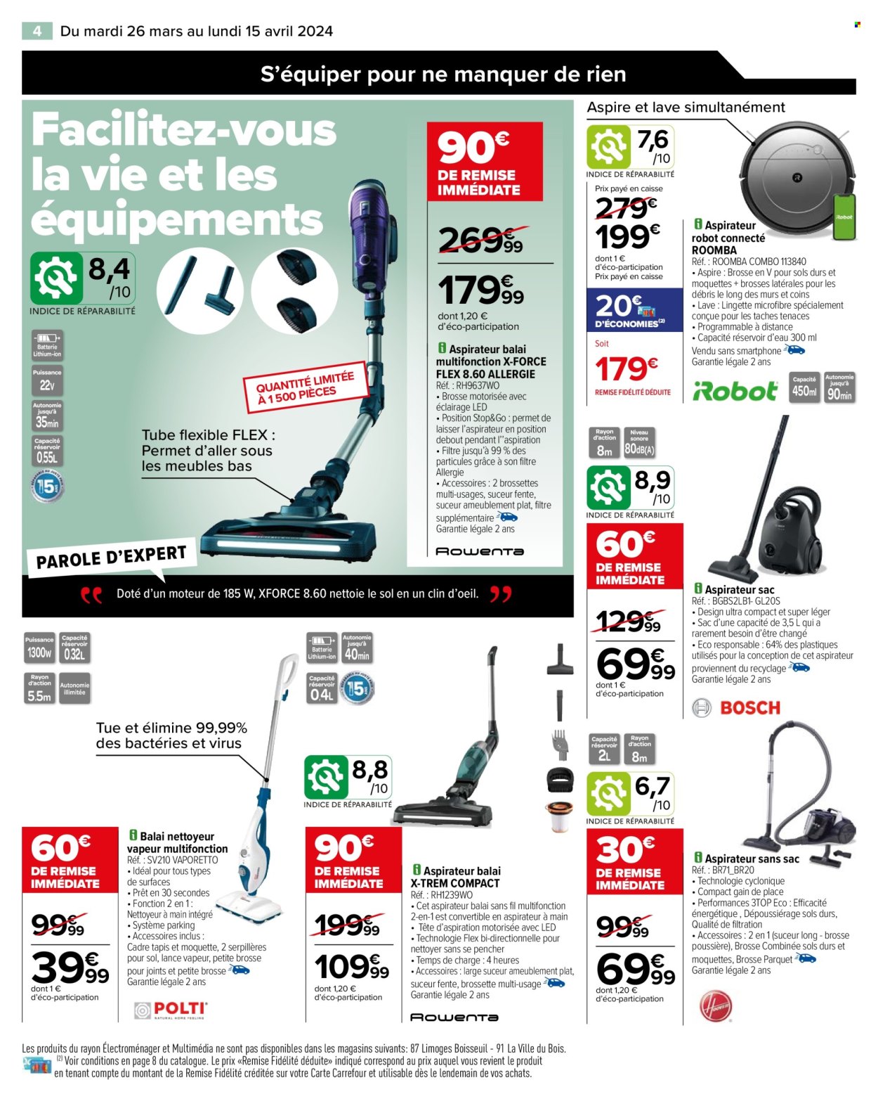 Catalogue Carrefour Hypermarchés - 26.03.2024 - 15.04.2024. 