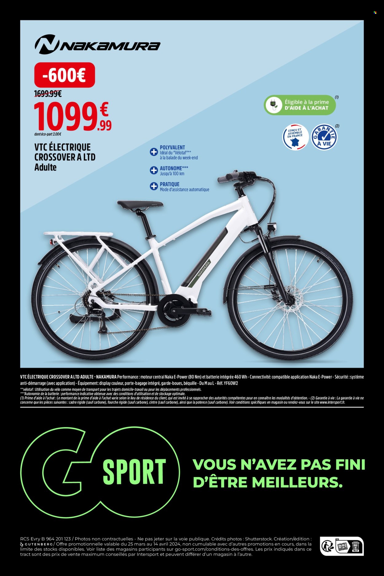 Catalogue Go Sport - 25.03.2024 - 14.04.2024. 