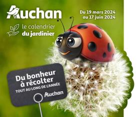 Auchan - Le calendrier du jardinier - Du bonheur à récolter tout au long de l'année