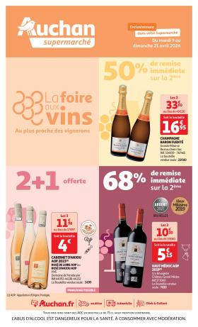 Auchan - Retrouvez la foire aux vins dans votre super
