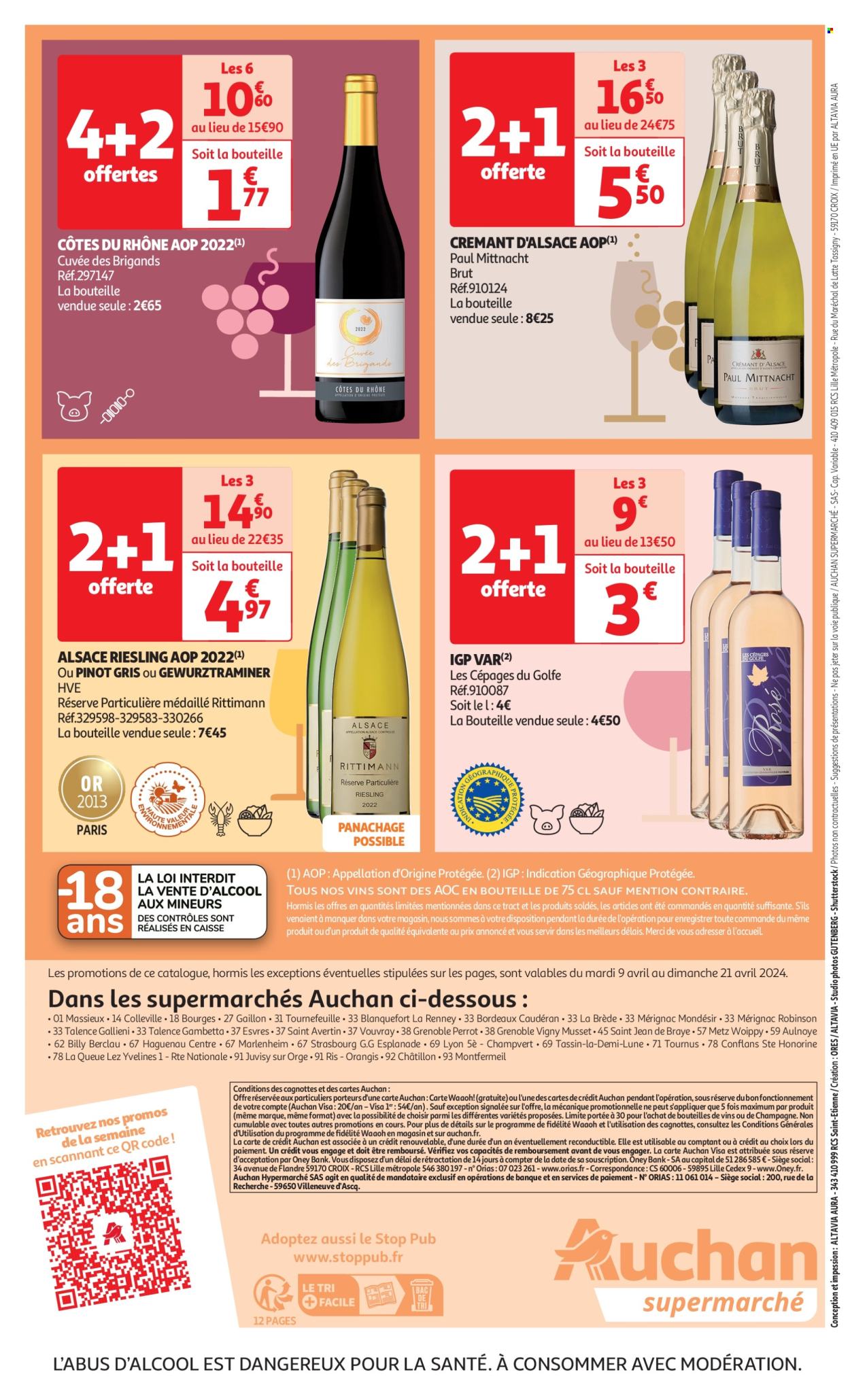 Catalogue Auchan - 09.04.2024 - 21.04.2024. 