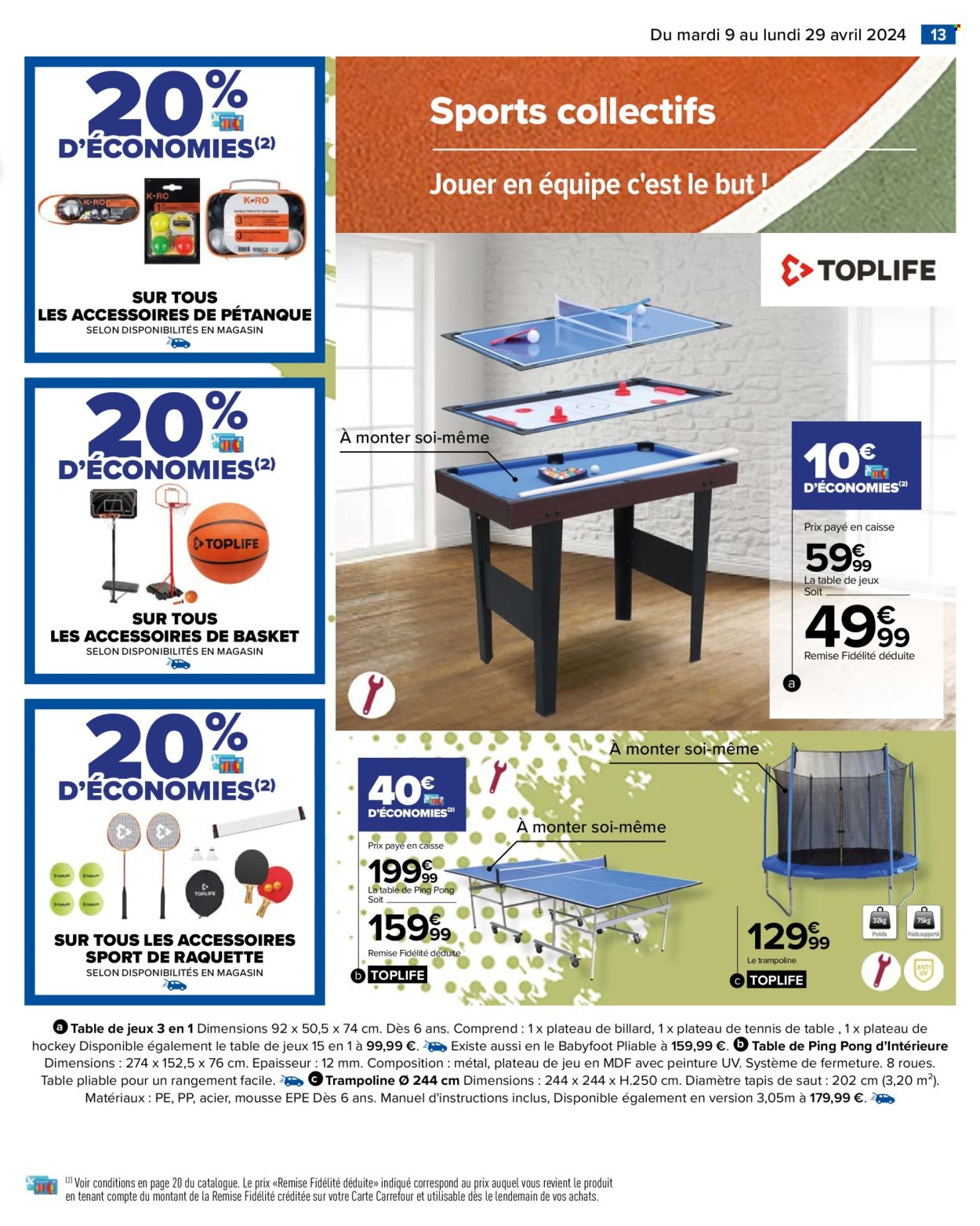 Catalogue Carrefour Hypermarchés - 09.04.2024 - 29.04.2024. 