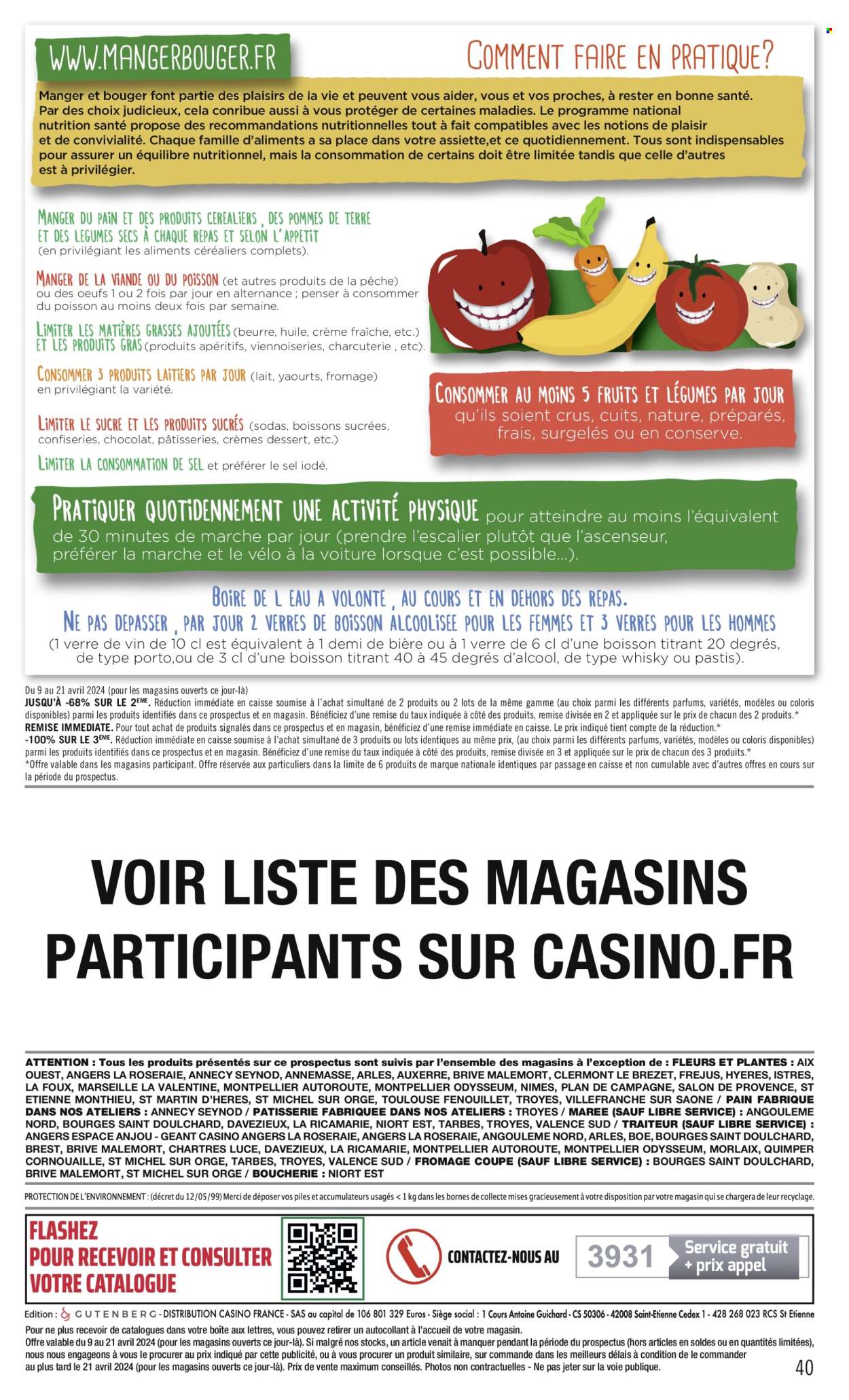 Catalogue Géant Casino - 09.04.2024 - 21.04.2024. 