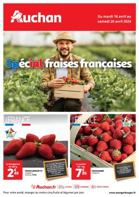 Auchan - Spécial fraises françaises