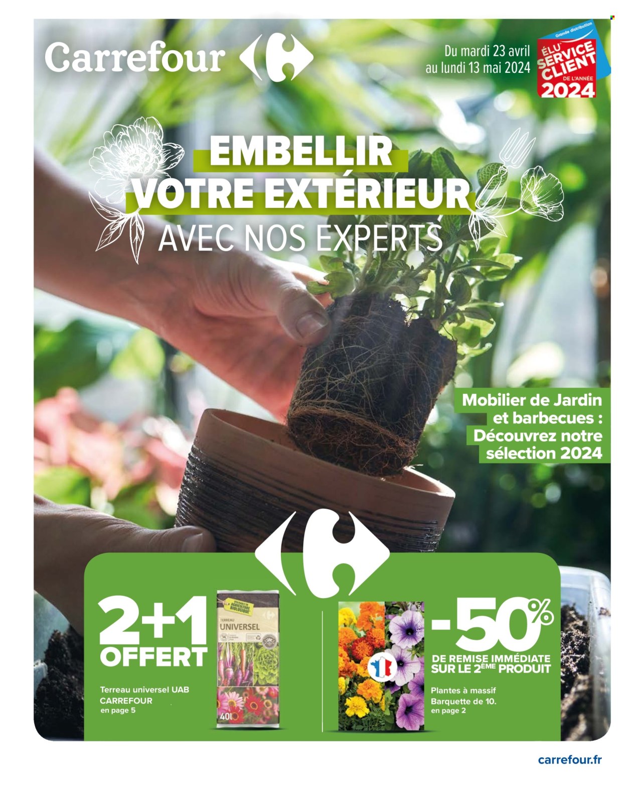 Catalogue Carrefour Hypermarchés - 23.04.2024 - 13.05.2024. 