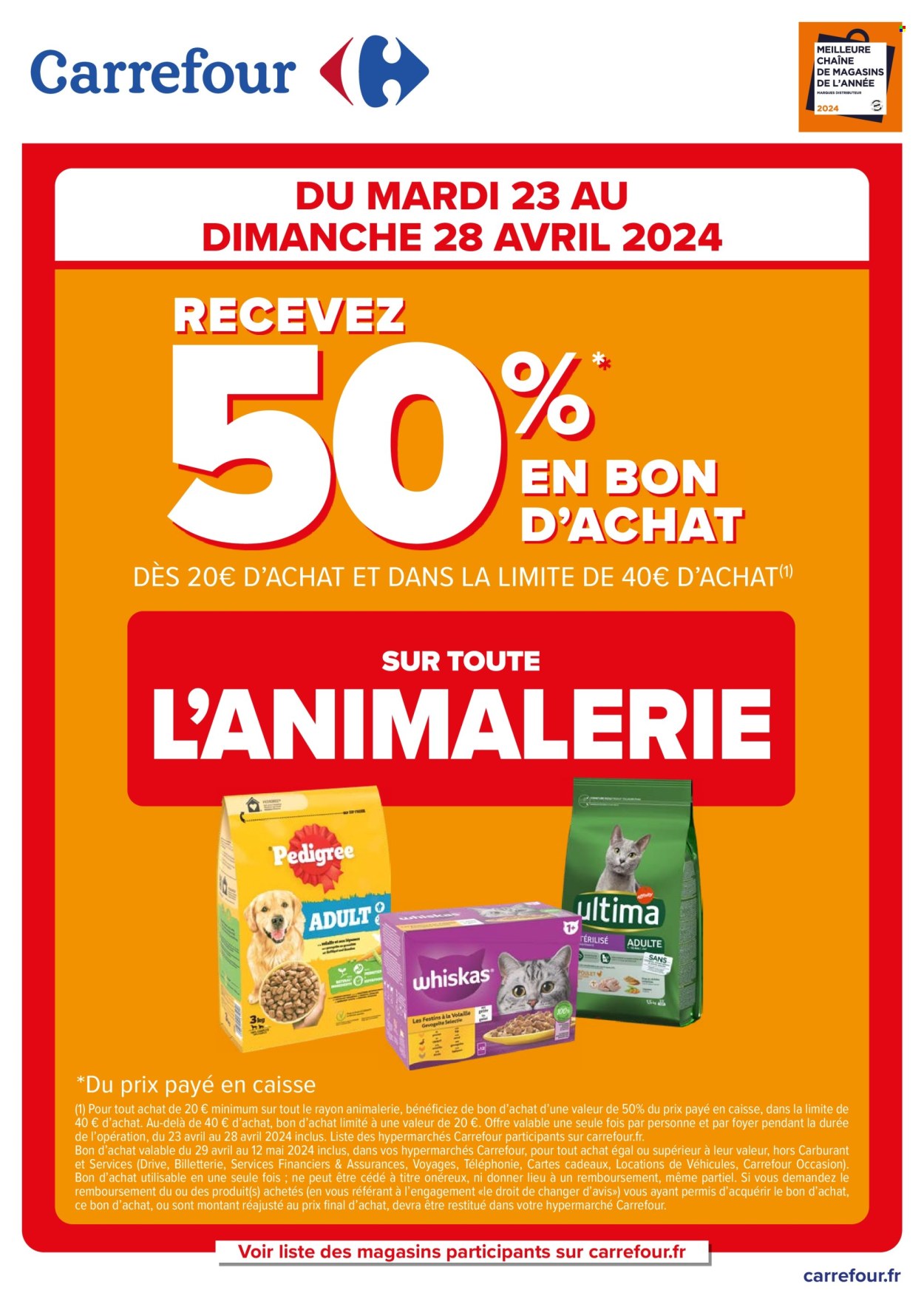 Catalogue Carrefour Hypermarchés - 23.04.2024 - 28.04.2024. 