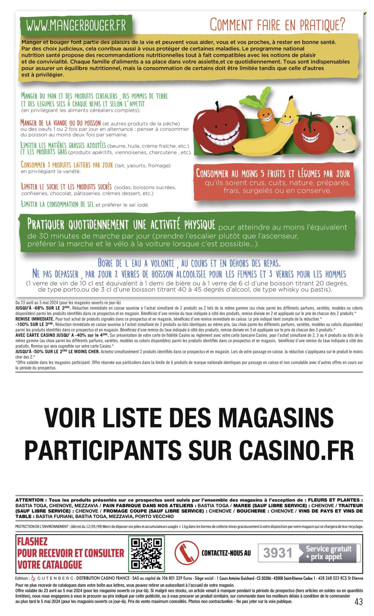 Catalogue Casino hyperFrais - 23.04.2024 - 05.05.2024. 
