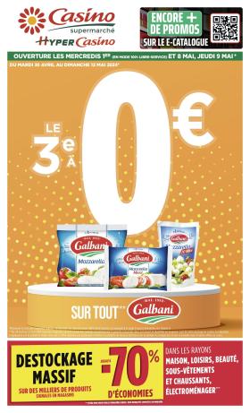 Casino Supermarchés - LE 3e Á 0€
